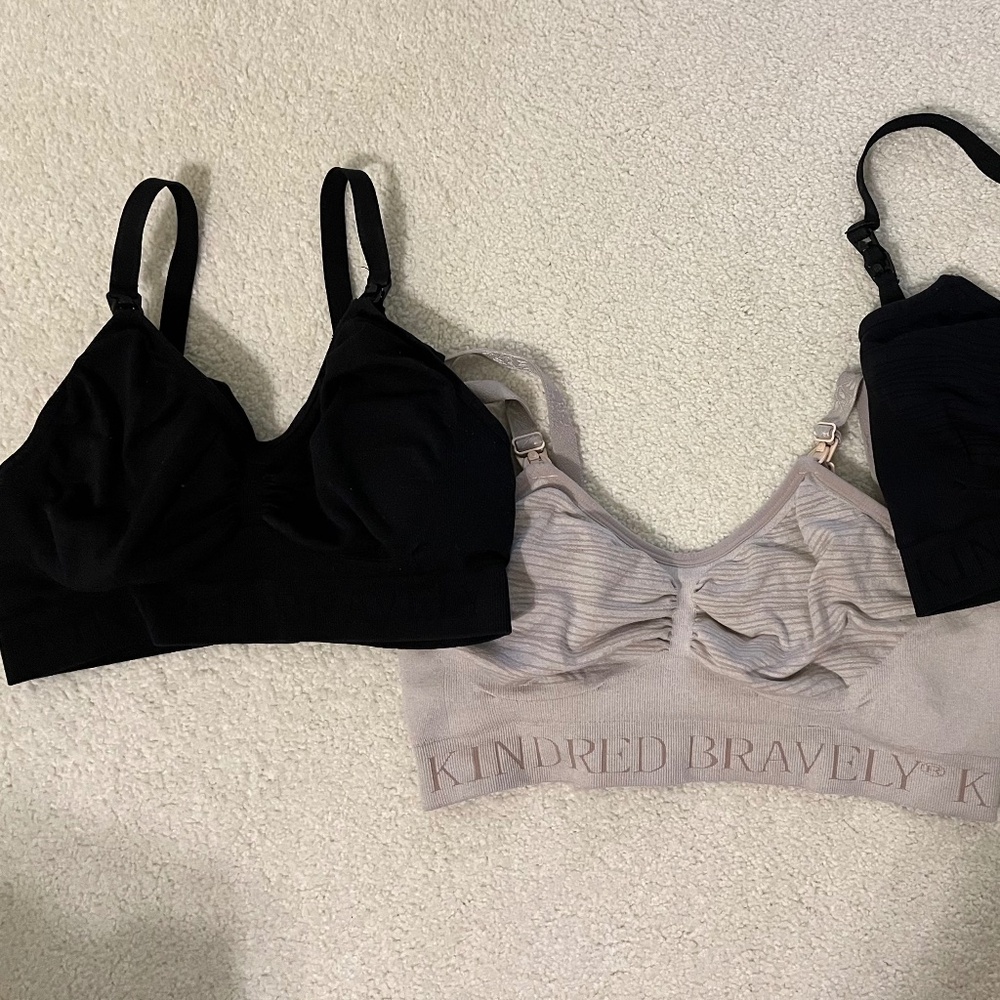 3 Kindred Bravely Sublime Medium Bras- 2 Pumping and Nursing and 1 Nursing
